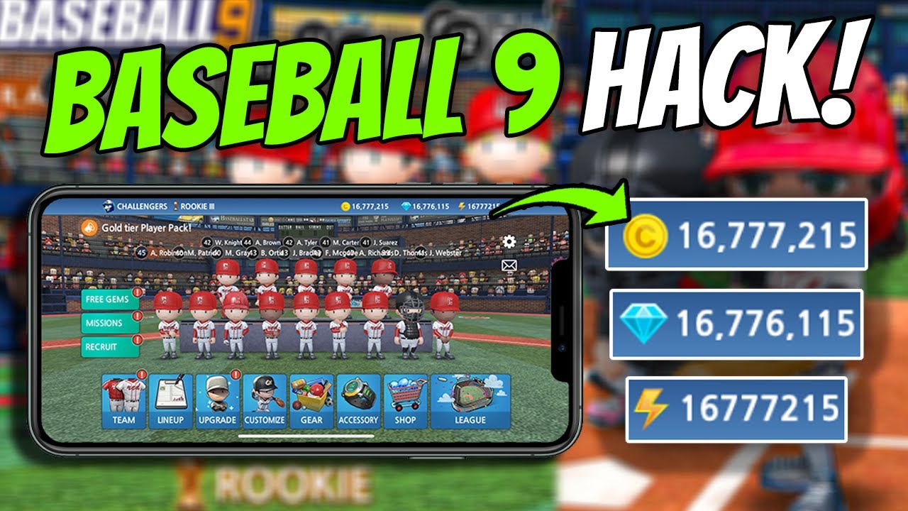 Baseball 9 Mod Mobile Gameplay