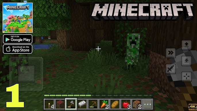 Minecraft Mobile Gameplay