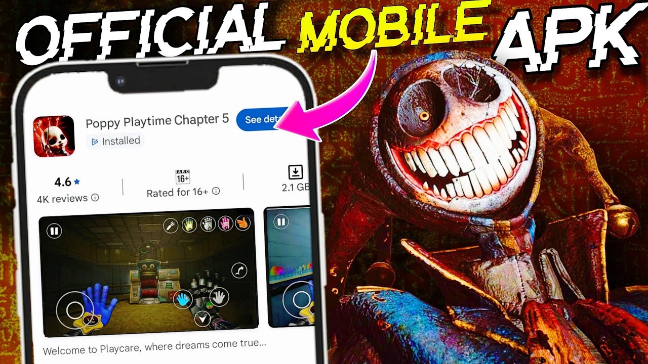 Poppy Playtime 5 Mobile Gameplay